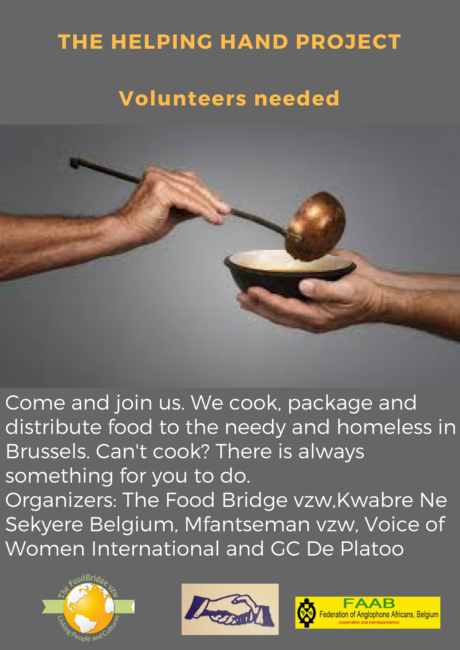 805 million people worldwide do not have enough foodto eat. Food banks are especially importnt in providing food for peoplethat cant afford it themselves. 1