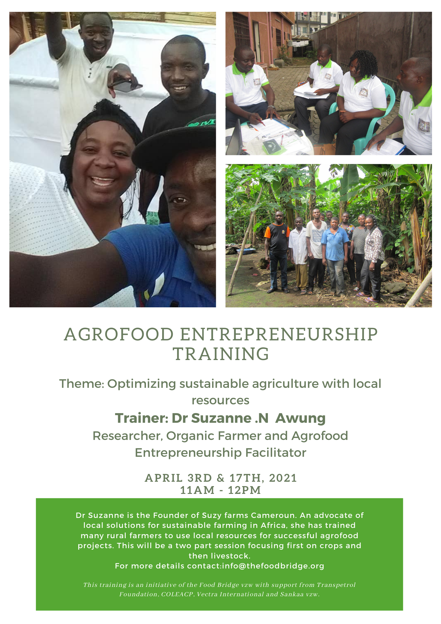 Agrofood entrepreneurship training Suzanne 3